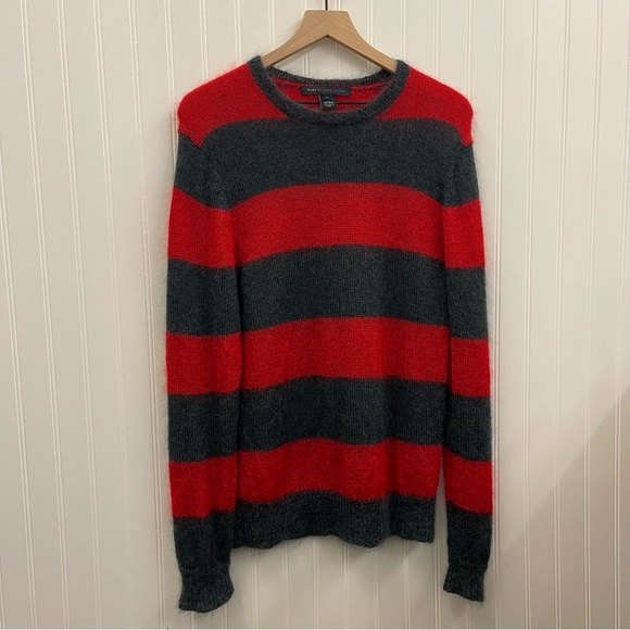 Marc By Marc Jacobs Other - Marc by Marc Jacobs Mohair Blend Crewneck Sweater in Corvette Red Multi Sz L